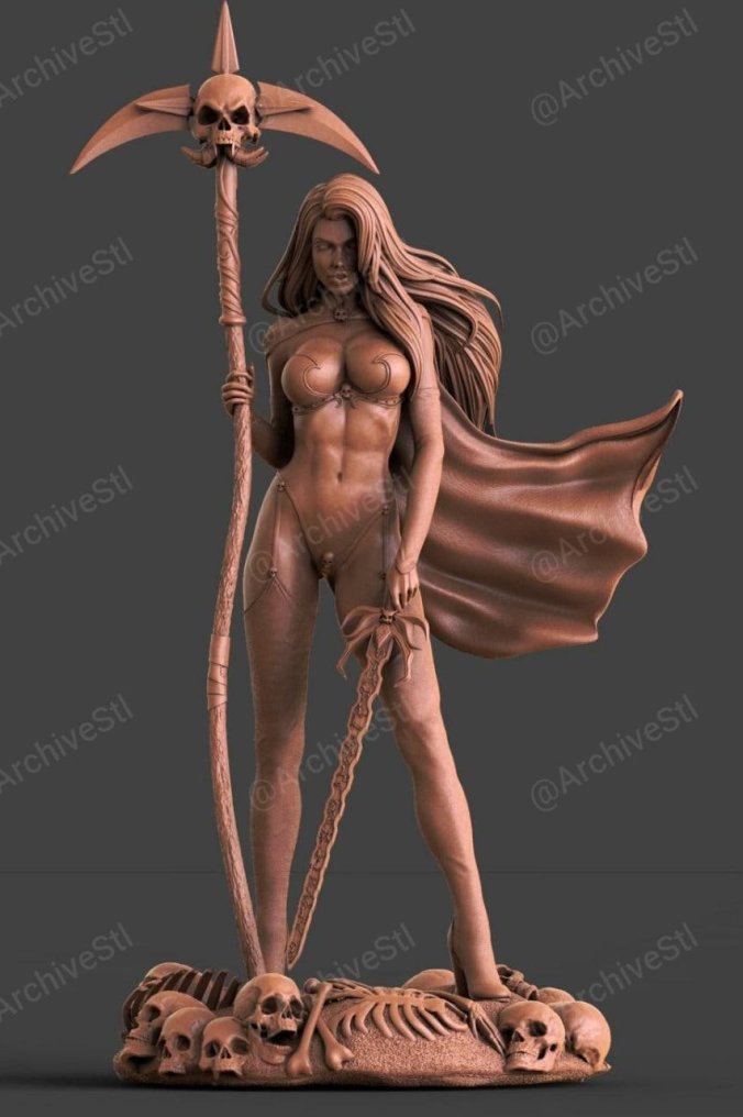 死亡女神 Lady Death 3D打印图纸